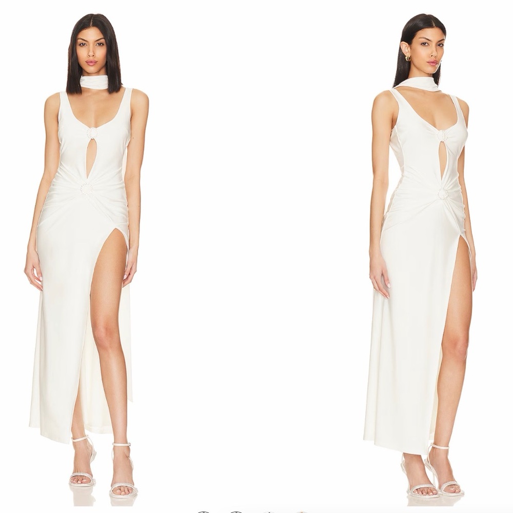 Revolve Tri Cut Out Gown